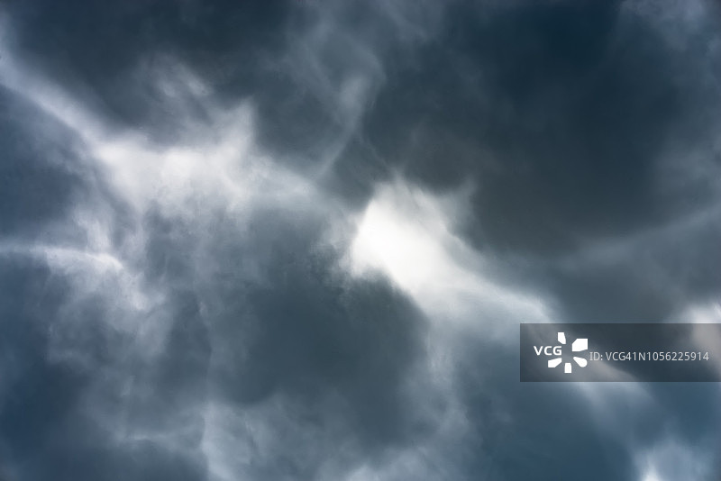 暴雨来临前的云团图片素材