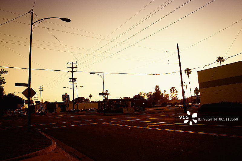 洛杉矶的街道图片素材