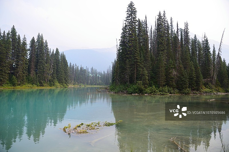 加拿大落基山脉的美丽风景图片素材
