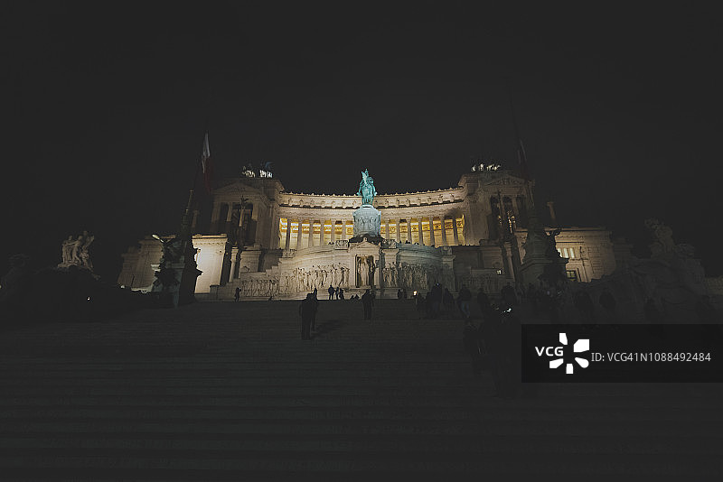 维托里奥·伊曼纽尔二世纪念碑 - 阿尔塔雷·德拉帕特里亚图片素材