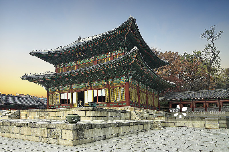 Changdeokgung宫殿图片素材