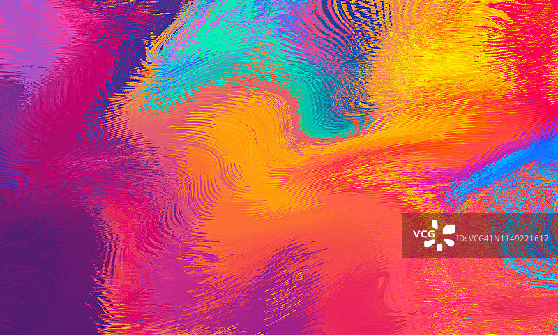 流体流动抽象充满活力的彩虹背景图片素材