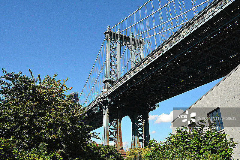 纽约，布鲁克林大桥图片素材