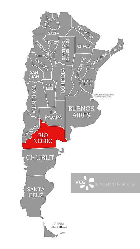 里约热内卢在阿根廷地图上标出黑人的红色图片素材