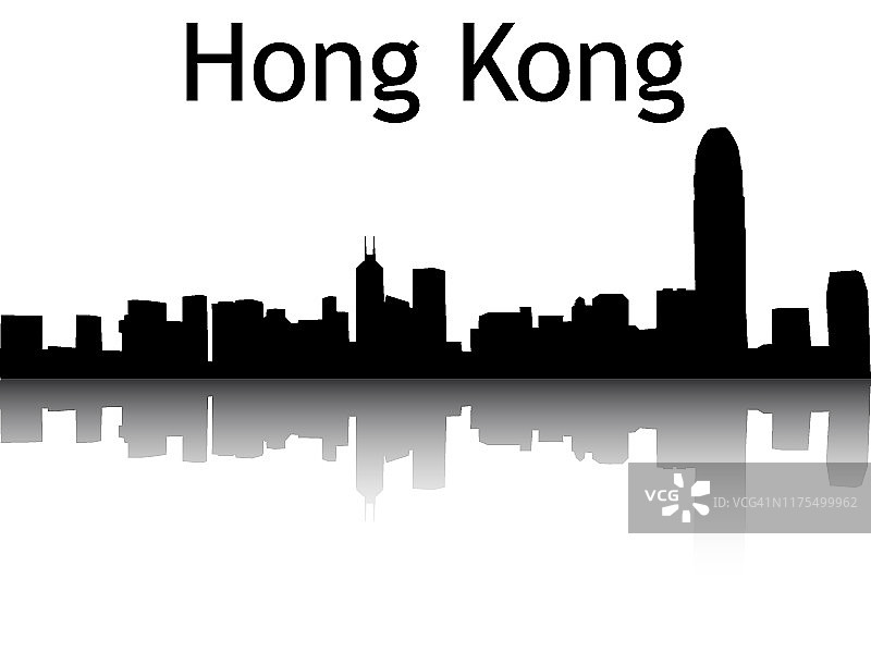 香港的轮廓图片素材