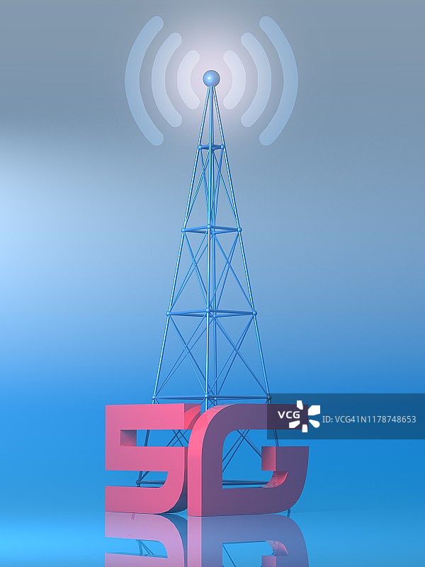5G移动网络，例证图片素材