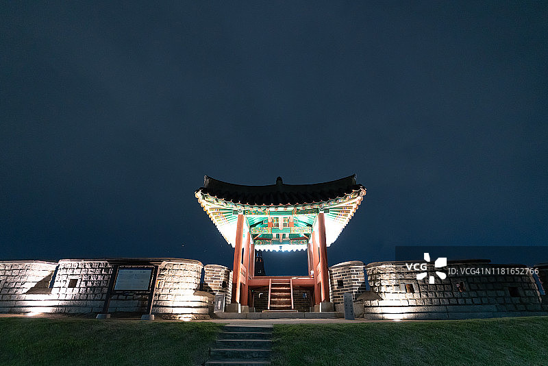 韩国水原韩国华城堡垒图片素材