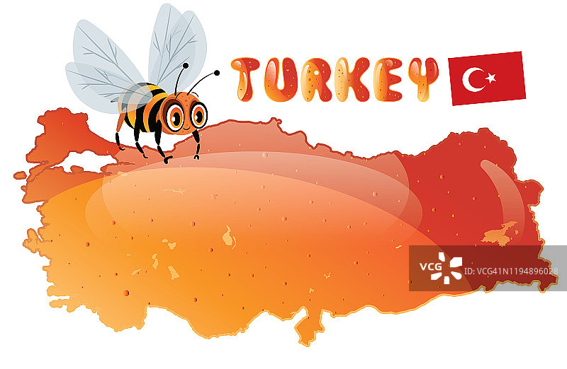火鸡，蜜蜂和蜂蜜，Türkiye图片素材