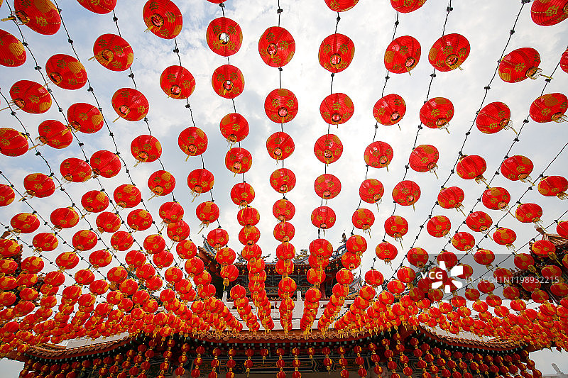 中国新年:天后宫元宵节图片素材