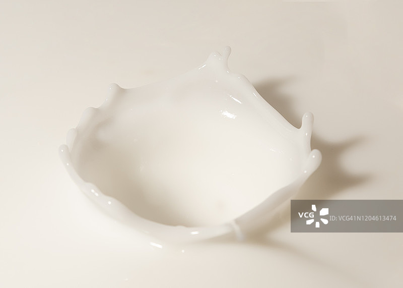牛奶溅到白色图片素材