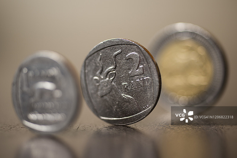南非兰特硬币图片素材