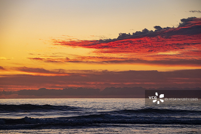 夕阳海景Cloudscape图片素材