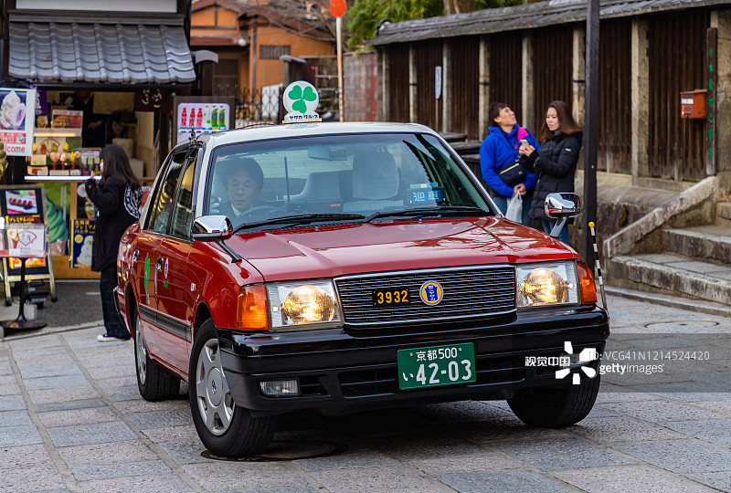 京都的出租车图片素材