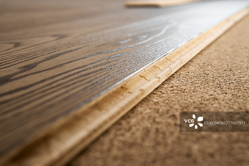 层压板基材和镶木地板的特写图片素材