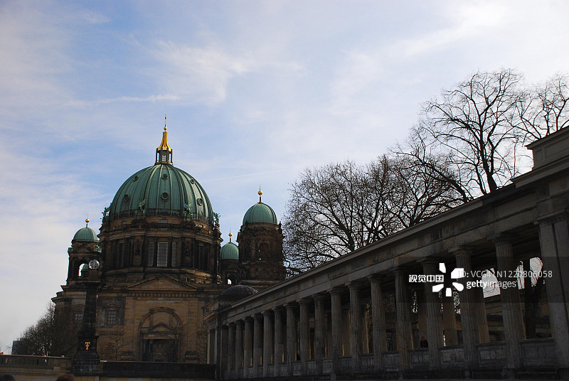 柏林大教堂-德国柏林的福音最高教区和学院教堂图片素材