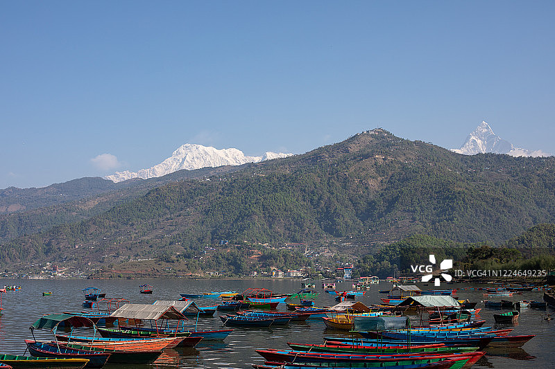 尼泊尔的菲瓦湖图片素材