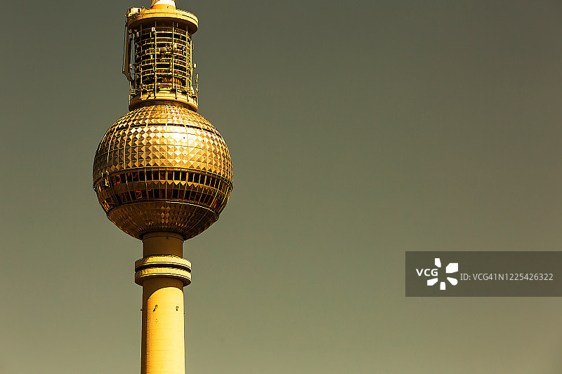 柏林-天空电视塔(德国亚历山大广场)图片素材