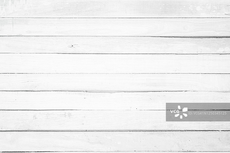 木板白色木材纹理背景。旧木墙图片素材