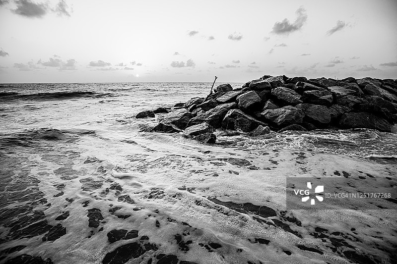 斯里兰卡，黑白自然图片素材