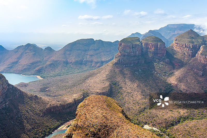 南非普马兰加的布莱德河峡谷和三姐妹。图片素材