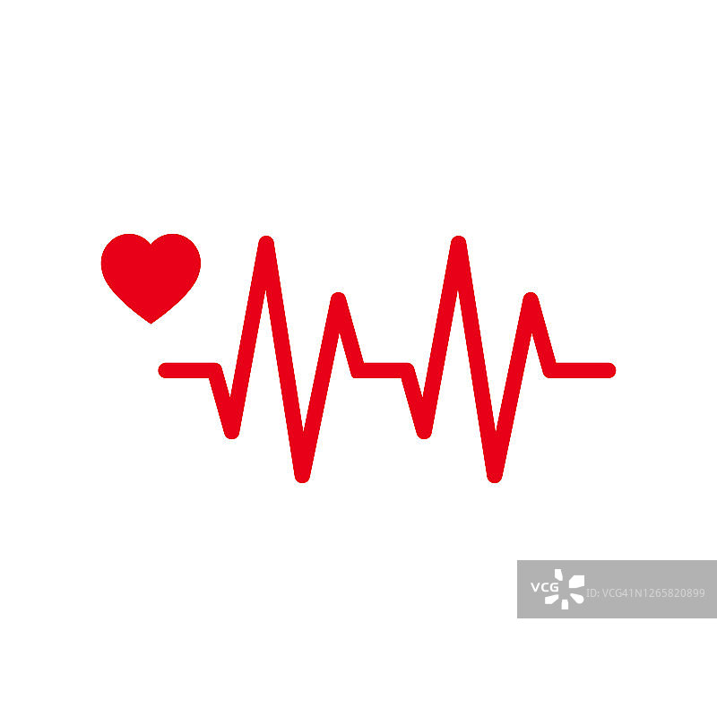 心脏脉搏图形图标向量图片素材