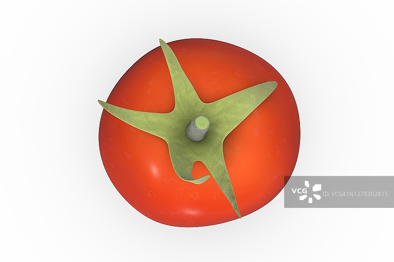 番茄的3D渲染图片素材