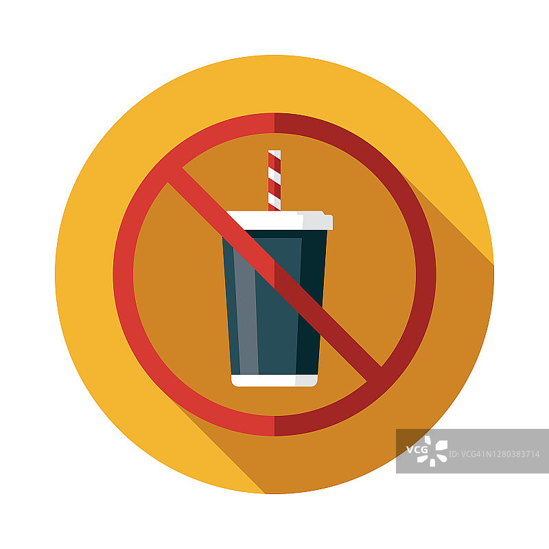 杯子一次性塑料禁令图标图片素材