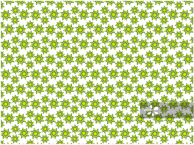 向量无缝模式。简单的绿色和黄色渐变重复图案设计在白色的背景，任何种类的纺织品使用图片素材