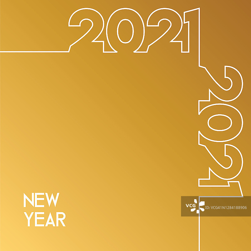 2021年拜年背景。季节性贺卡模板。股票插图图片素材
