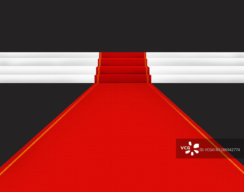 红毯狗仔队，3D插图空间的文字图片素材