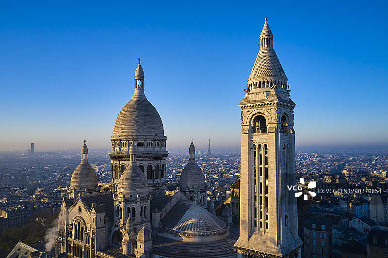 法国，巴黎，圣心大教堂图片素材