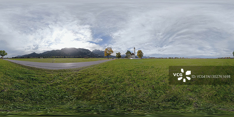 360 VR /圣科伦曼朝圣教堂图片素材