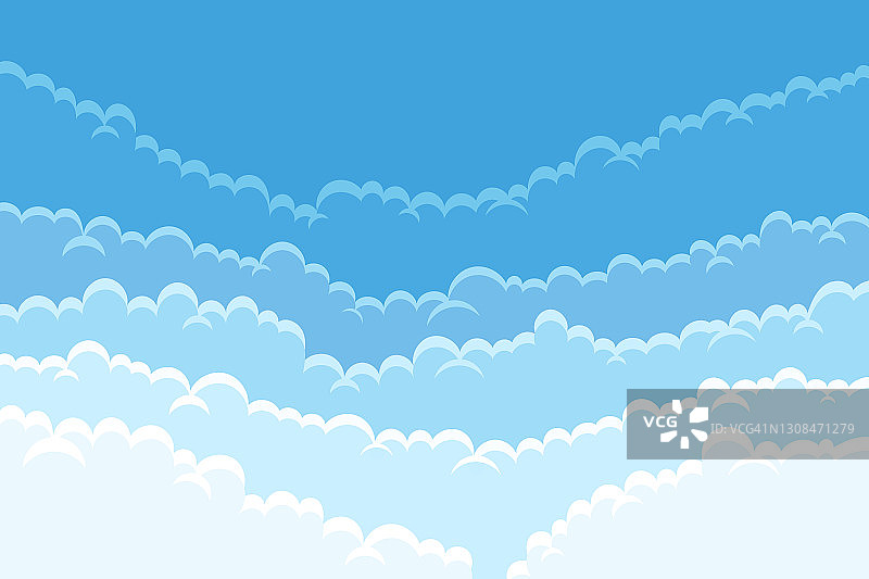 云背景矢量设计插图图片素材
