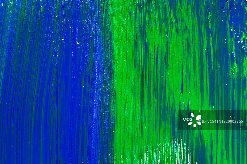 绿色和蓝色的笔触图片素材