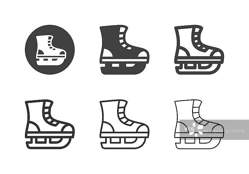 冰球鞋图标-多系列图片素材