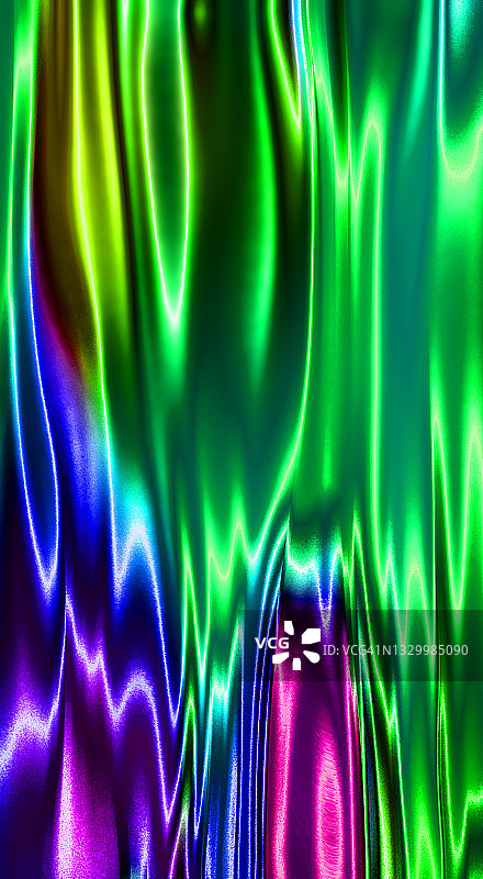 金属流体熔化波流动流体运动摘要绿紫色背景图片素材
