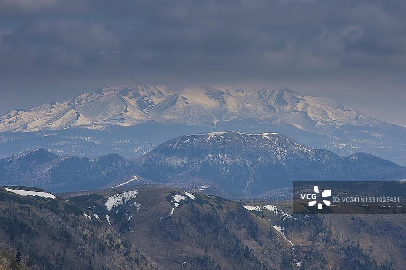 日本北海道的Akan国家公园的美丽风景图片素材