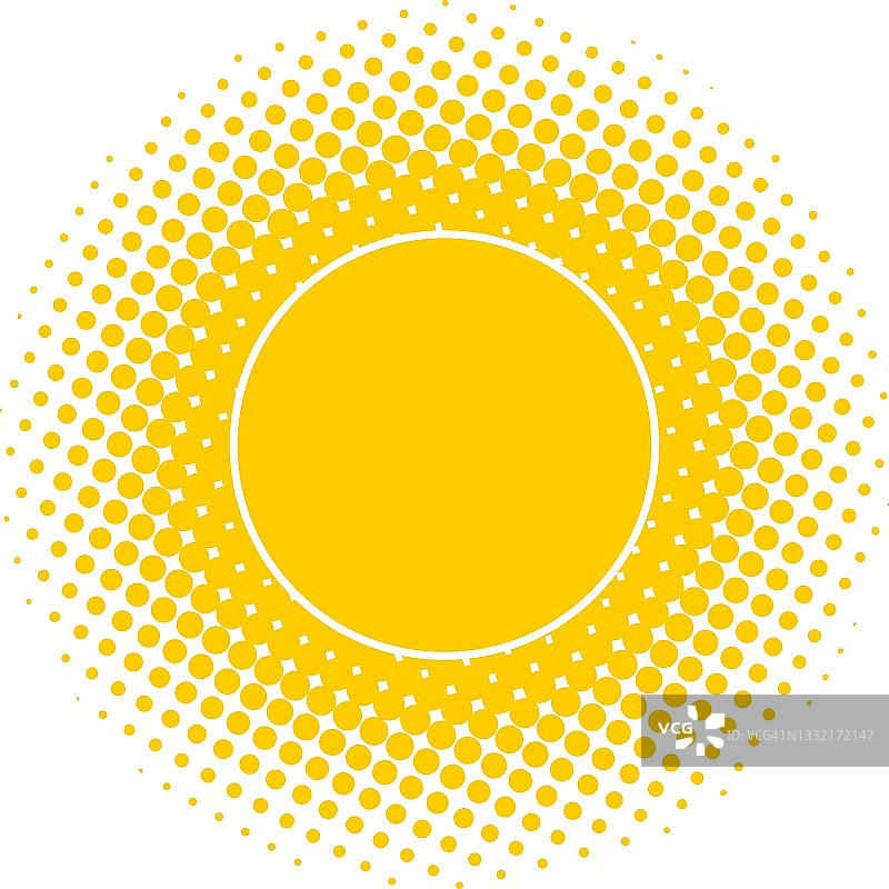 太阳。太阳射线。太阳矢量图标。矢量图图片素材