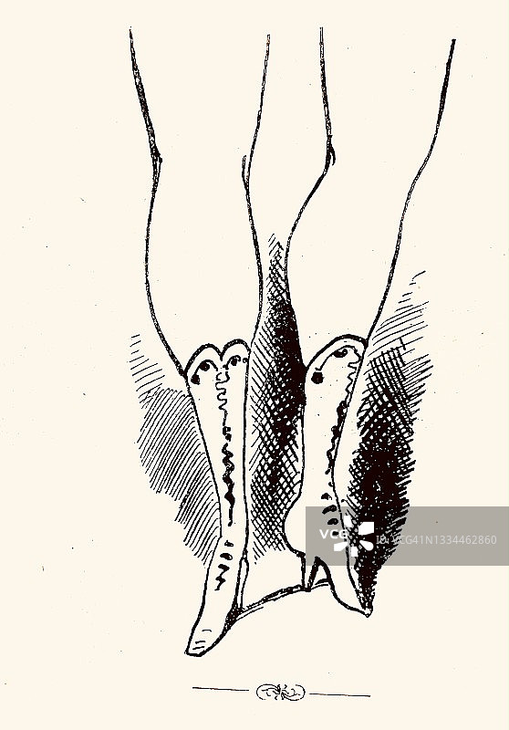 优雅女舞者的腿图片素材