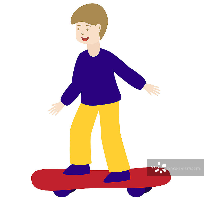 小男孩玩滑板小男孩玩滑板图片素材
