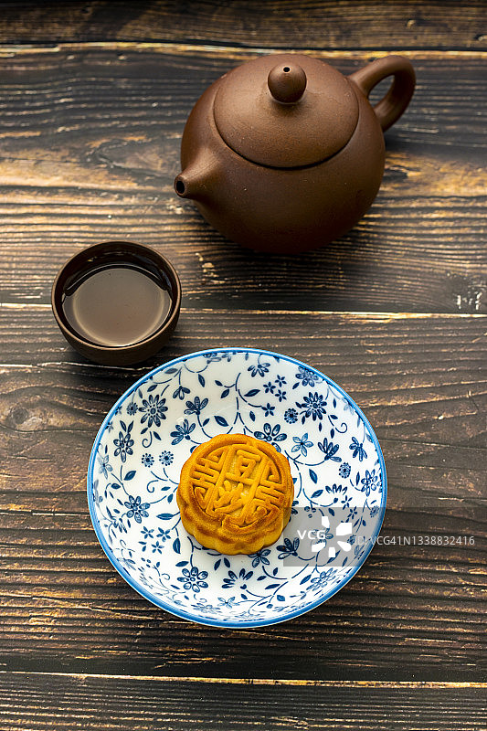 中国中秋节食品月饼图片素材
