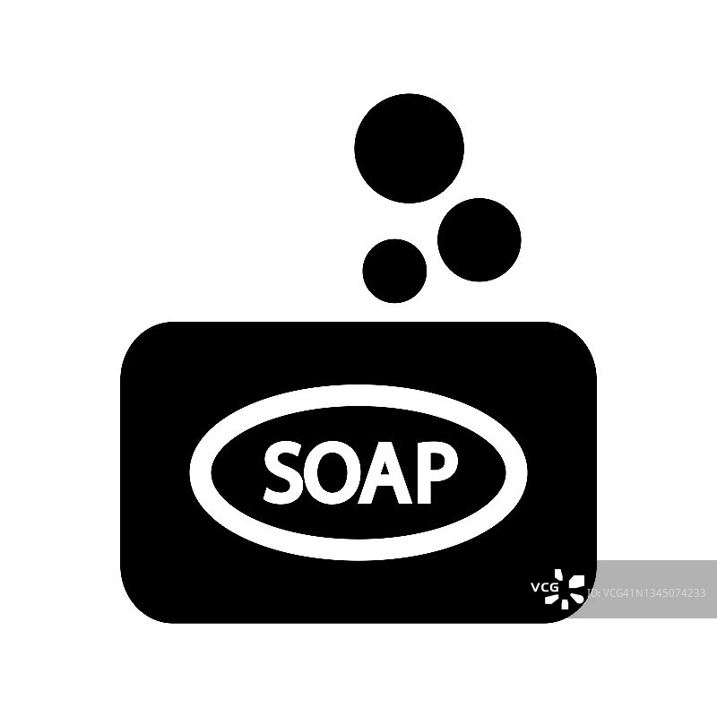 肥皂图标矢量标志模板插图图片素材