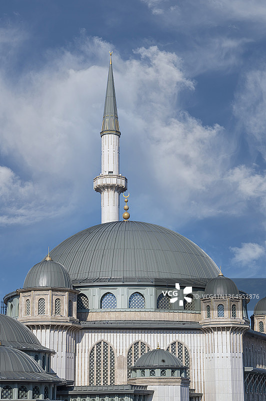 塔克西姆广场和塔克西姆清真寺，塔克西姆，伊斯坦布尔图片素材