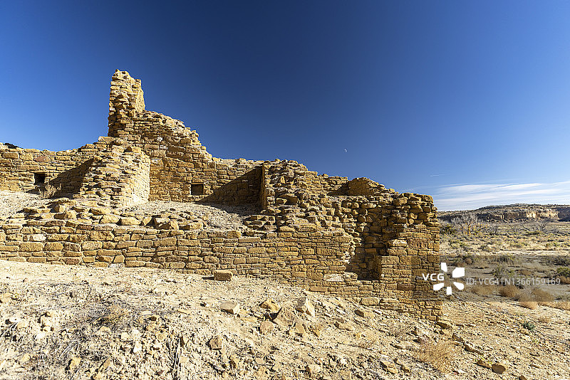 查科文化国家历史公园的奇基塔之家遗址图片素材