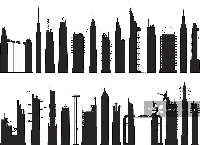 25未来建筑图片素材