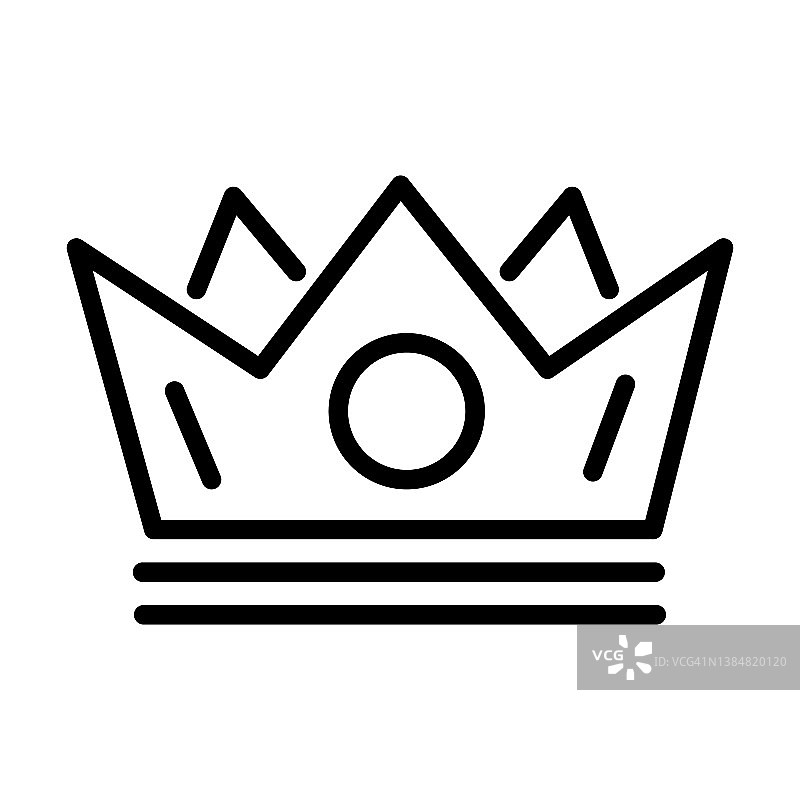 时尚系列中的皇家标志。薄线性皇家，皇室，成功轮廓图标孤立在白色背景上。线向量皇家符号，网络和移动符号。图片素材