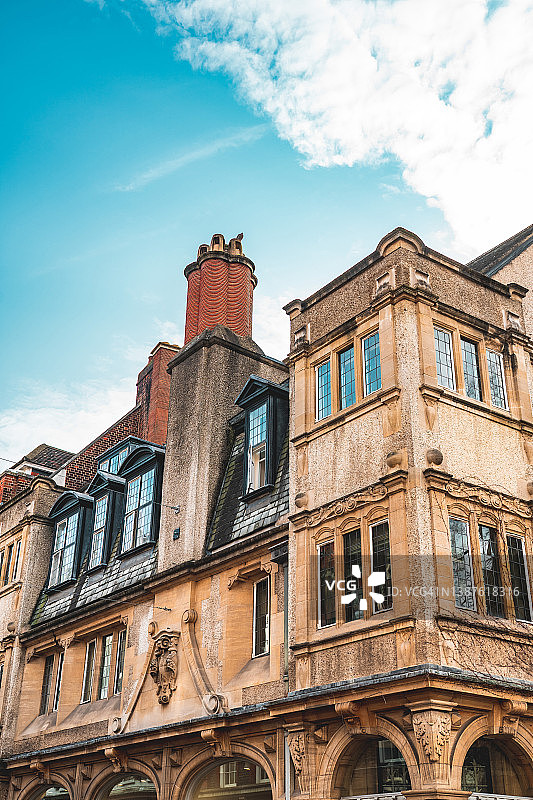 英国剑桥的传统房屋图片素材