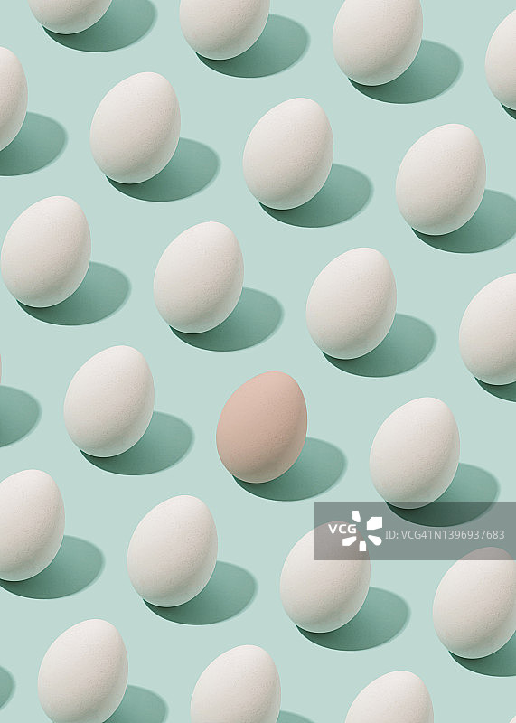 鸡蛋图案，一个不同图片素材