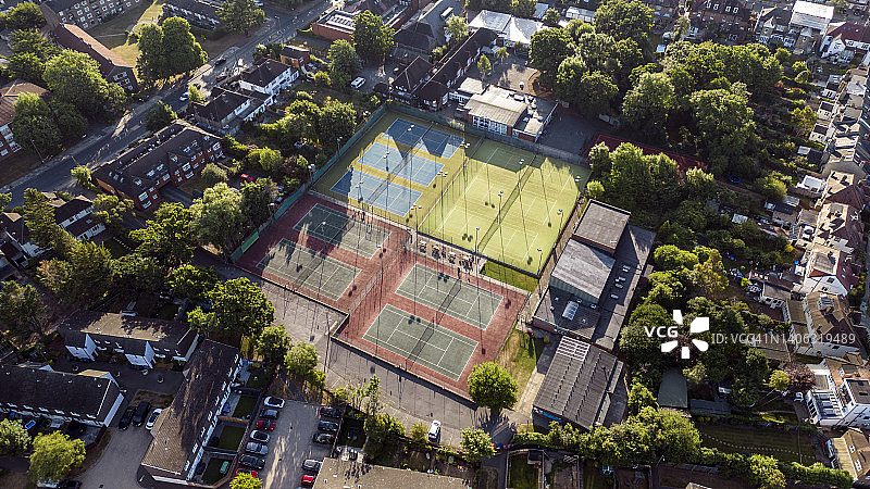 城市网球场图片素材