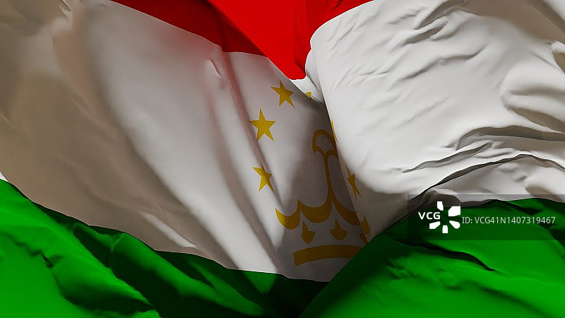 塔吉克斯坦旗图片素材